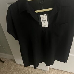 Nordstrom Black Button Down Shirt